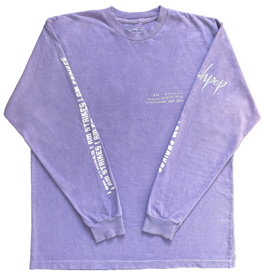 Purple Thrashpop Long Sleeve (M)