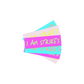 I Am Strikes Neon Stickers